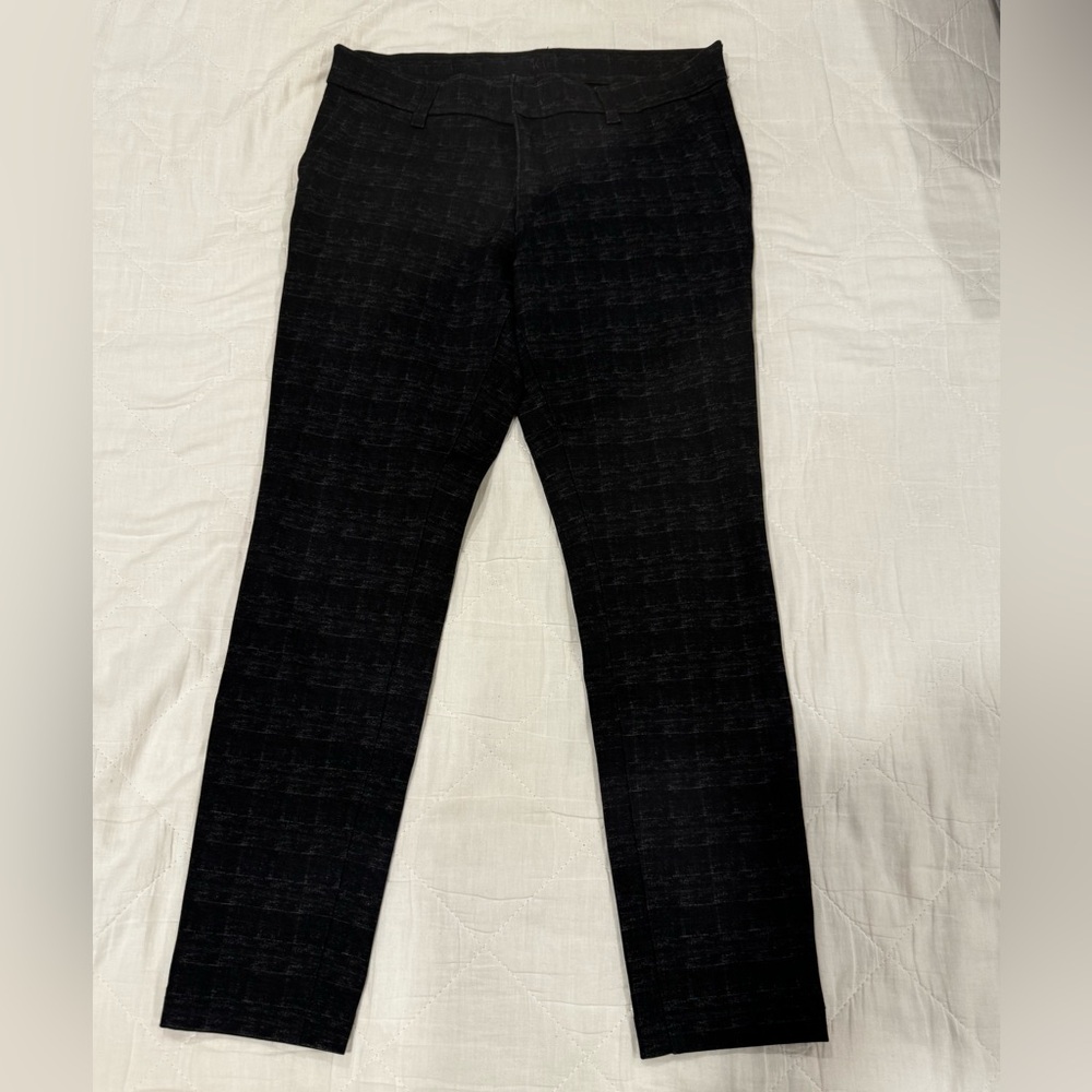 Kut from the Kloth Women's Black Checkered Pants